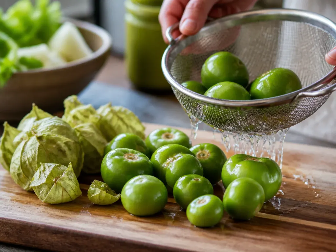 green salsa recipe recipe step 1