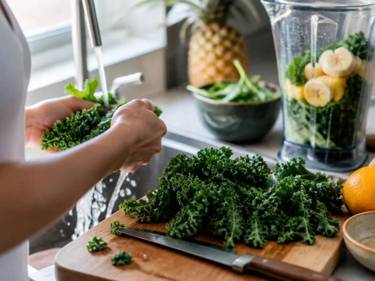 green smoothie recipes healthy recipe step 2