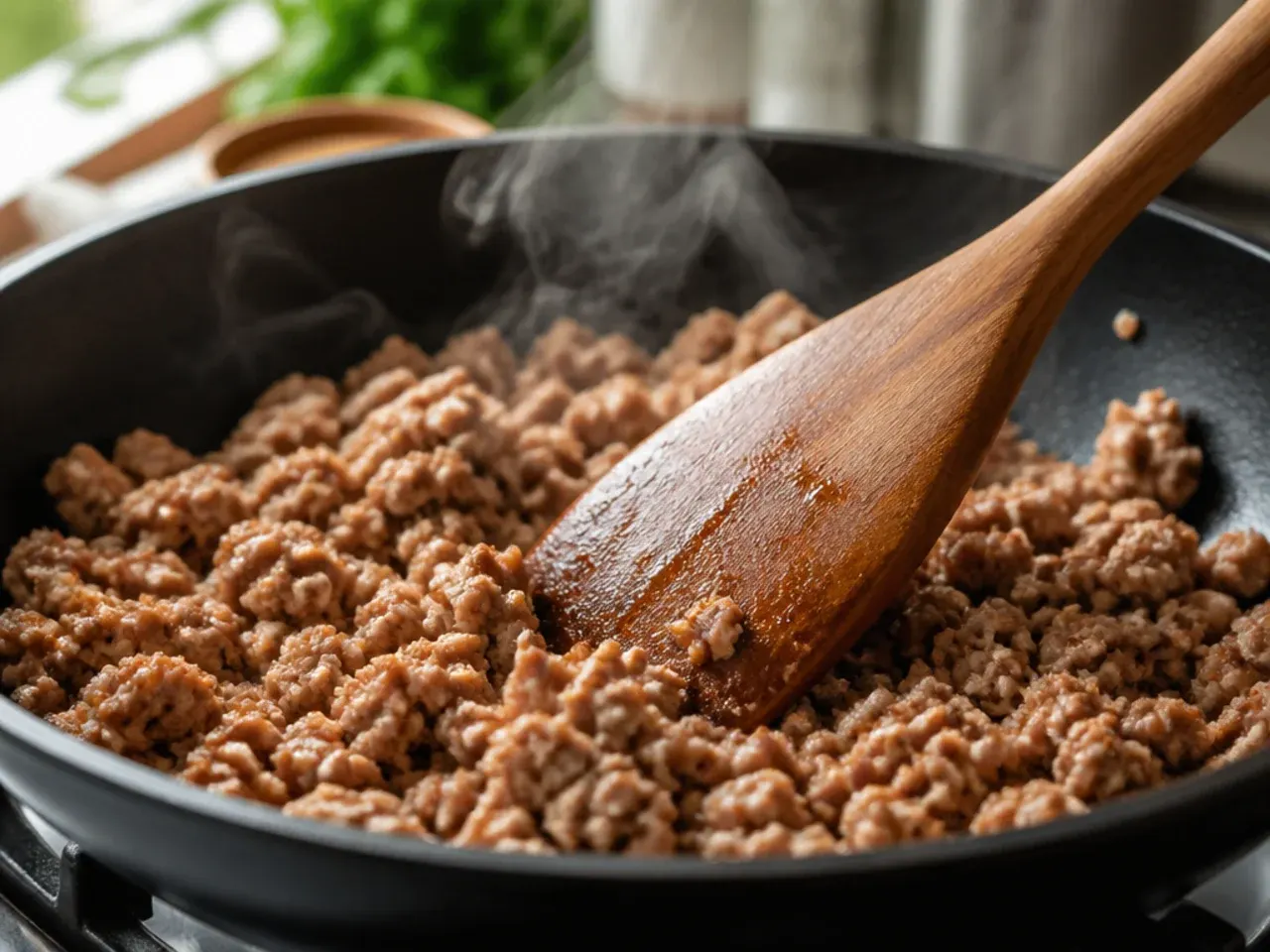 ground turkey egg roll in a bowl recipe step 2