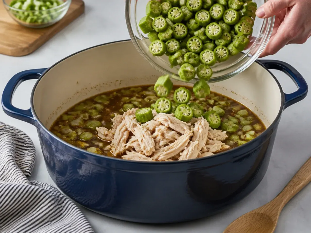 gumbo ideas — step 4: build the pot