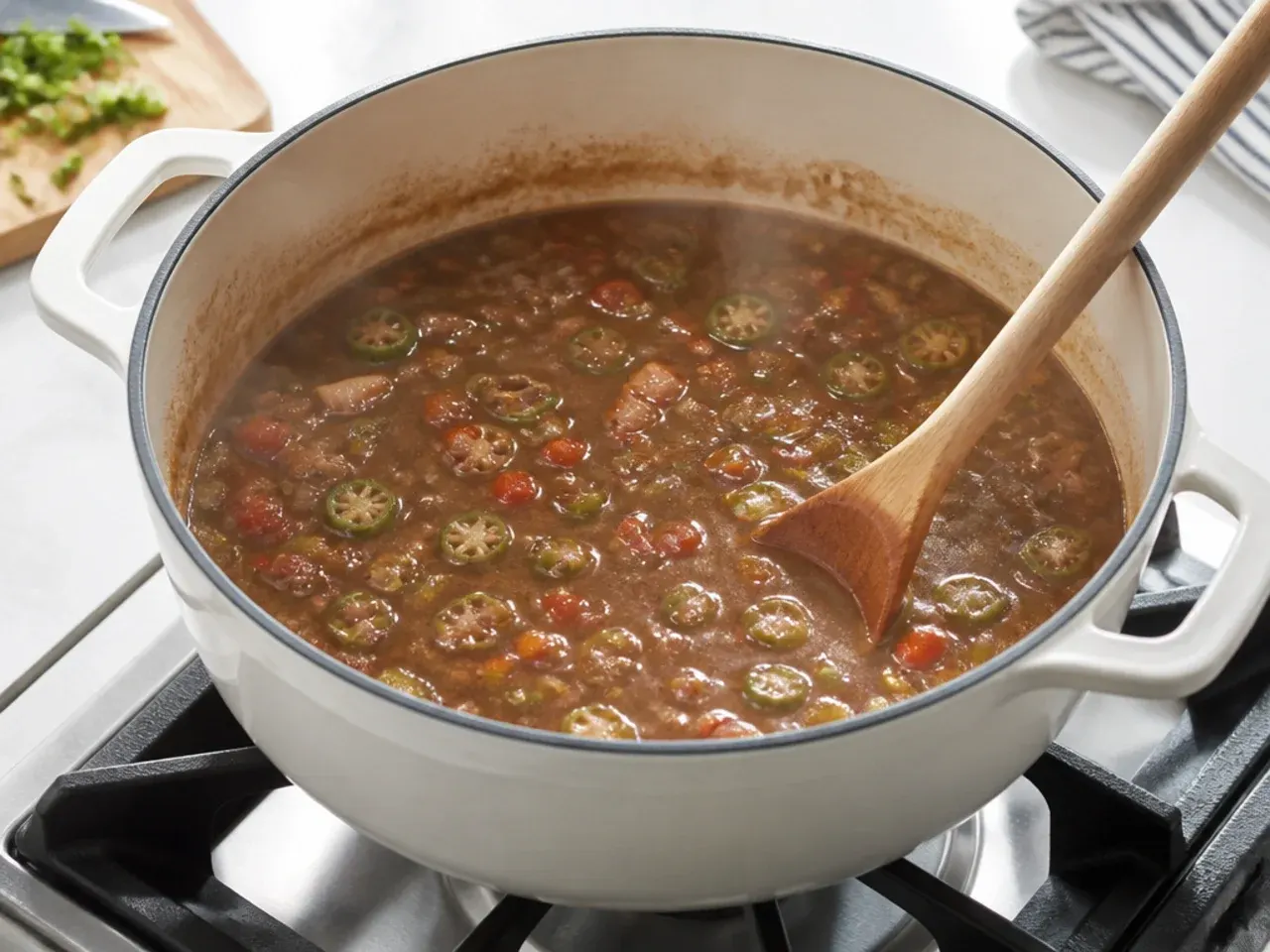 gumbo ideas — step 5: simmer