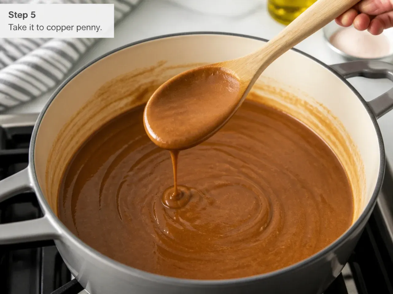 gumbo roux — step 5: take it to copper penny