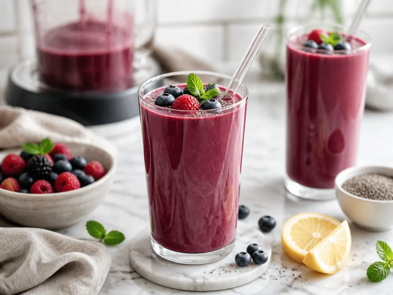 Reusable smoothie pouches ready for a lunchbox