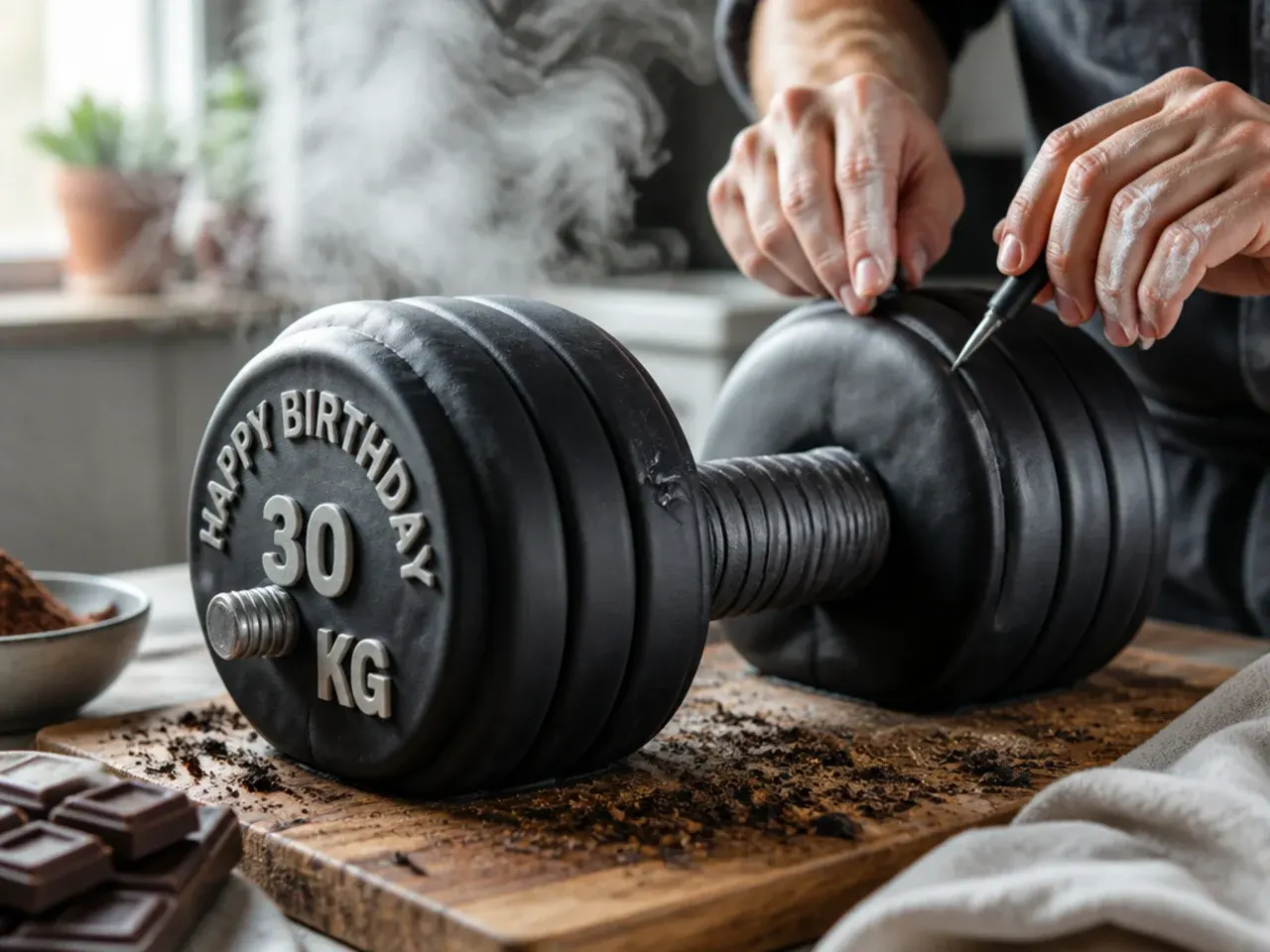 gym cake ideas for men recipe step 7