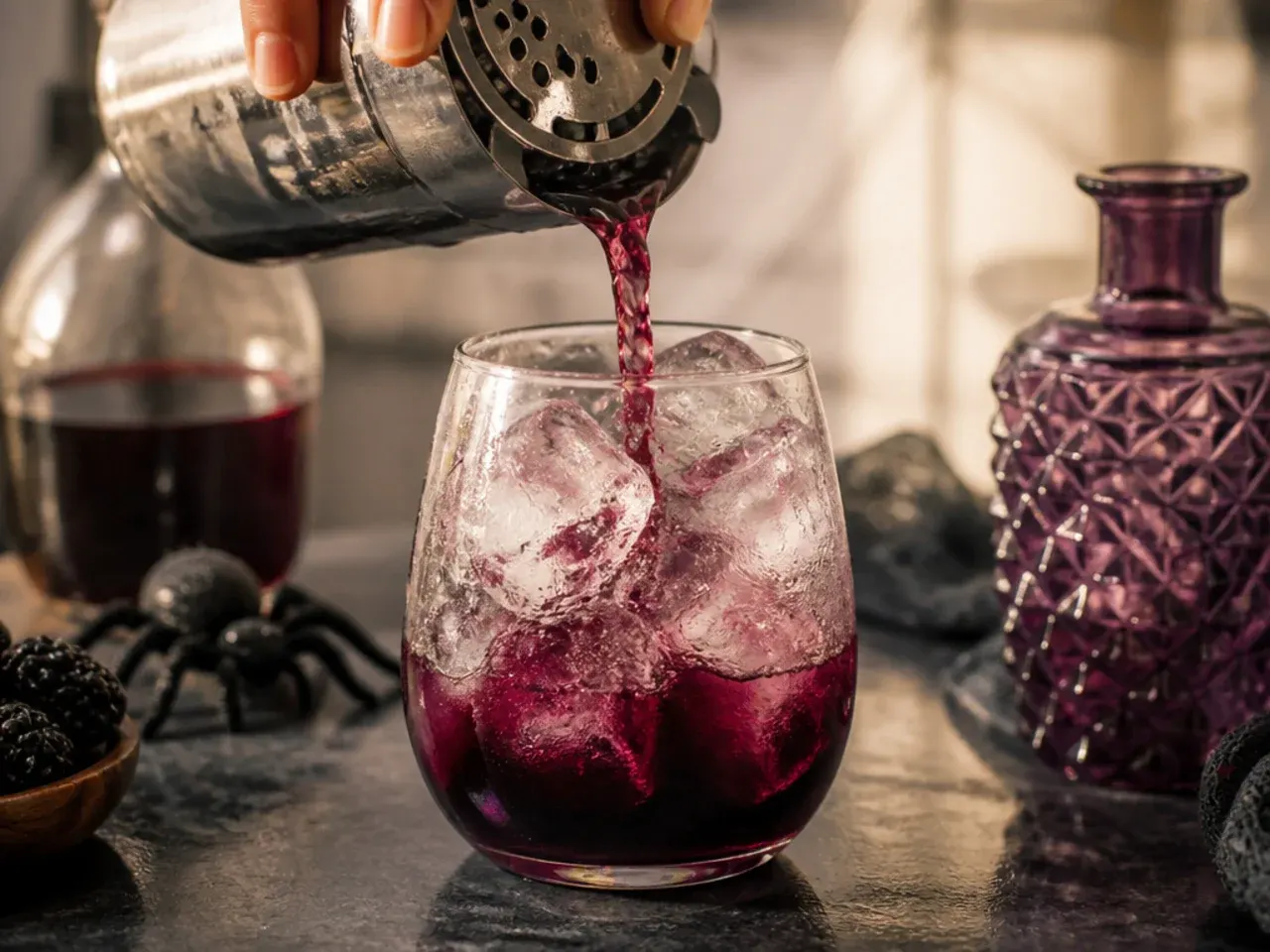 halloween alcoholic drinks recipe step 1