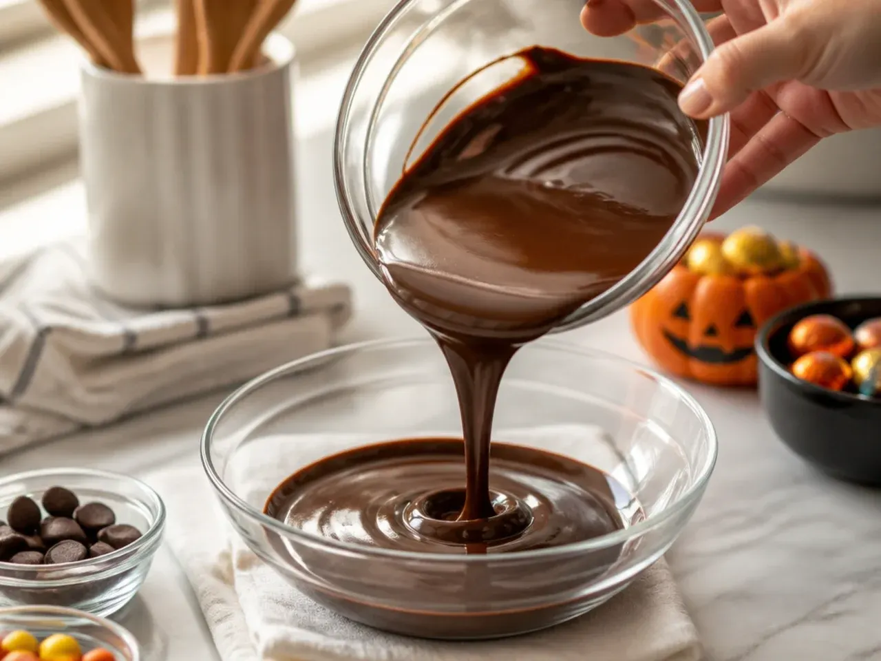 halloween candy charcuterie board recipe step 1