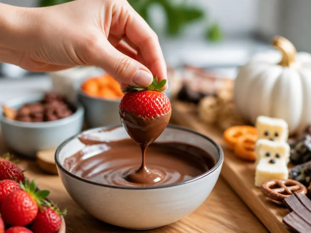 halloween charcuterie board dessert recipe step 3