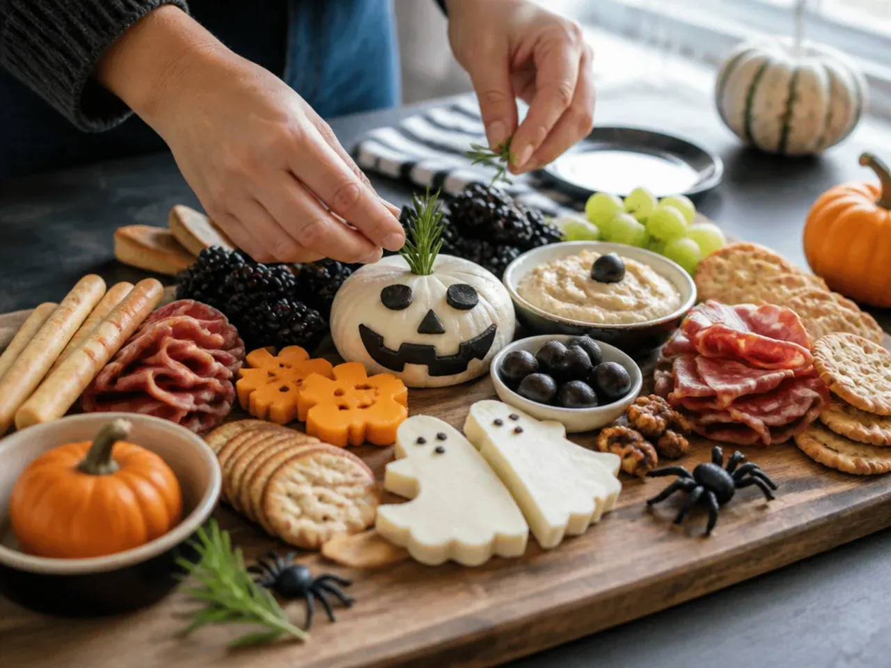 halloween charcuterie board for kids recipe step 7
