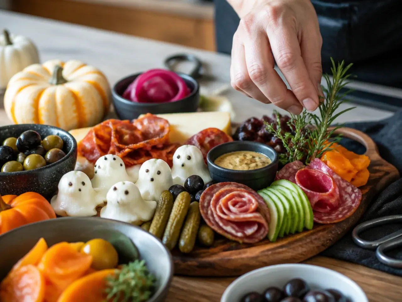 halloween charcuterie board ideas recipe step 6