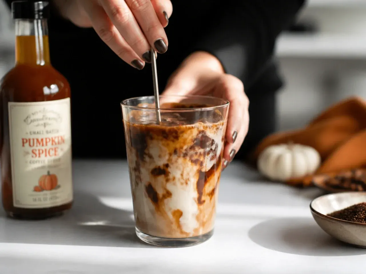 halloween coffee drinks recipe step 2