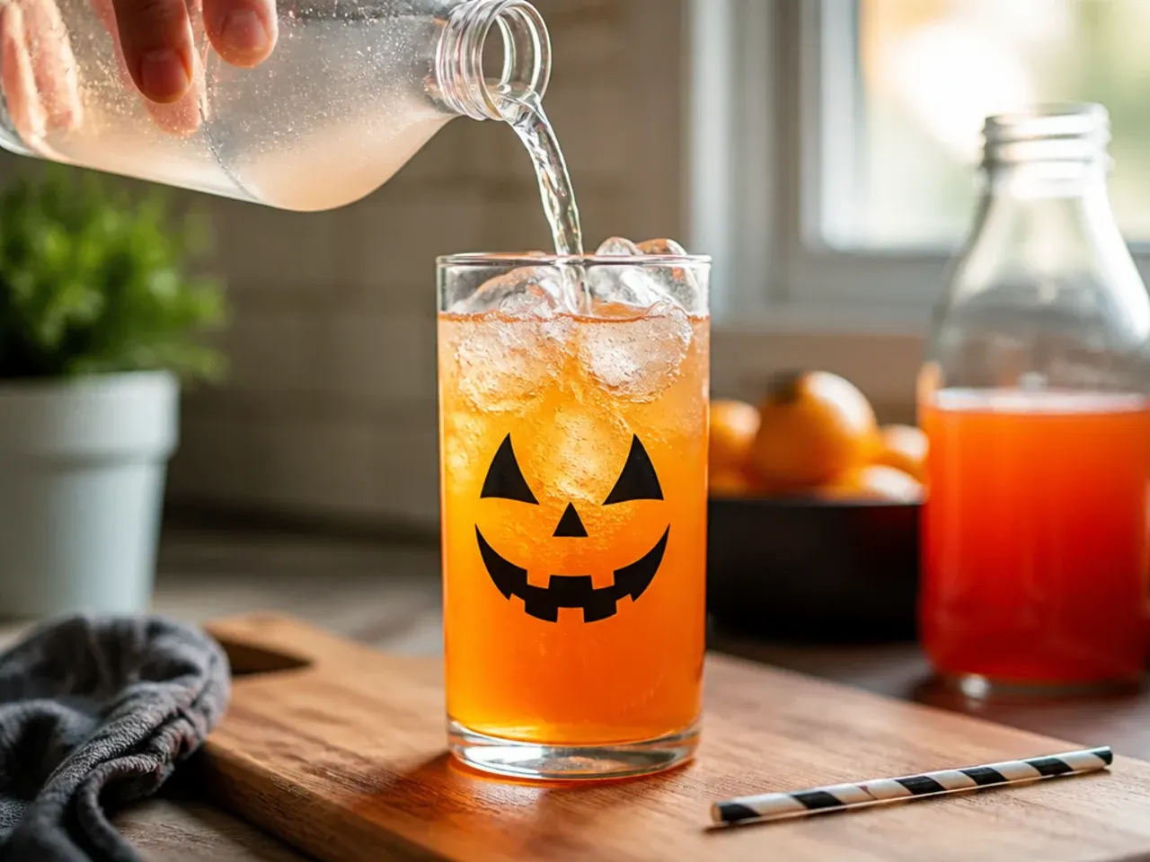 halloween drinks for kids recipe step 1