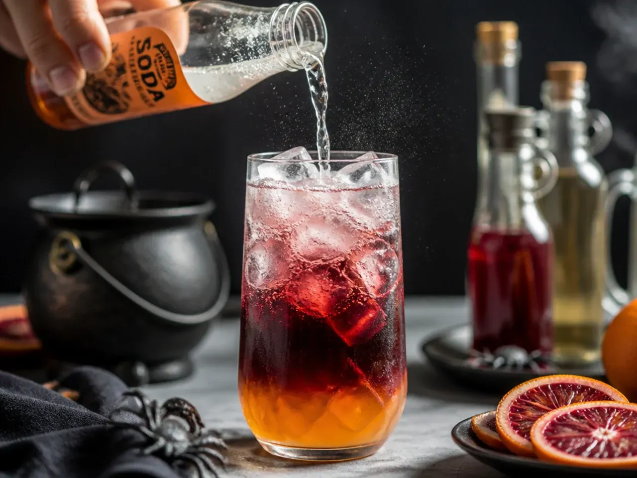 halloween mixed drinks recipe step 3