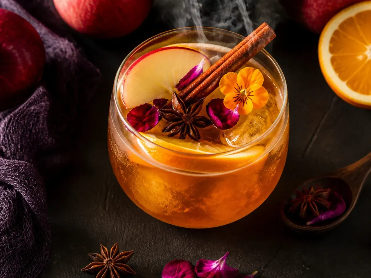 halloween mixed drinks — cozy halloween mixed drinks