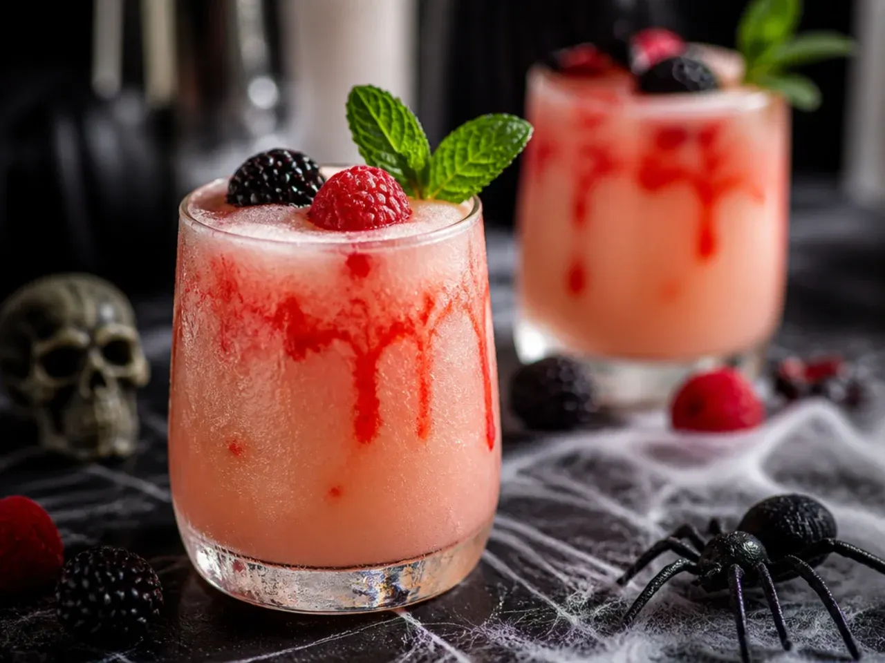 halloween mixed drinks — blended halloween mixed drinks