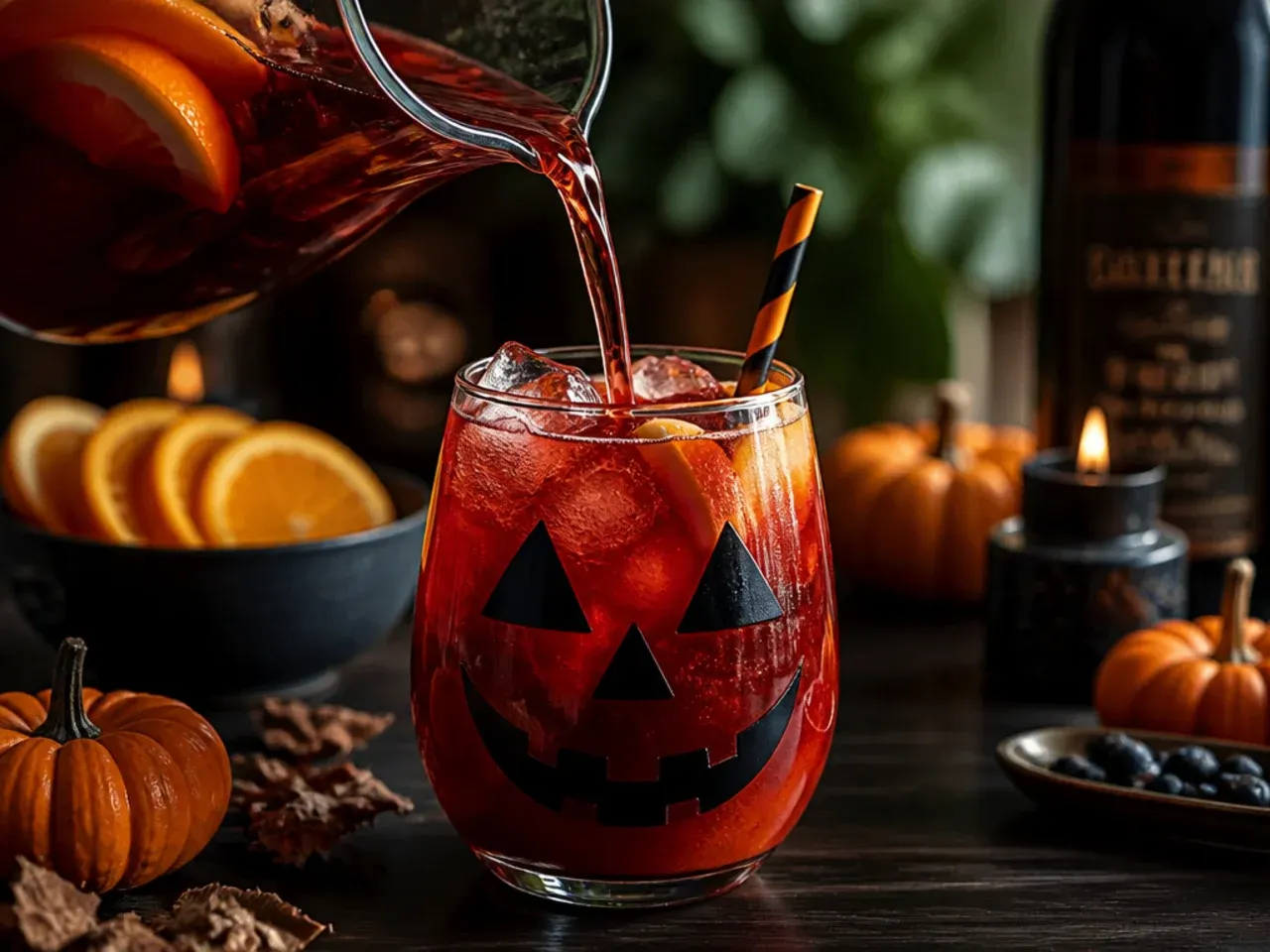 halloween mixed drinks — festive halloween mixed drinks