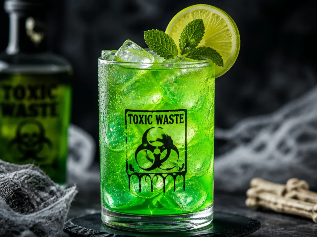 halloween mixed drinks — iced halloween mixed drinks