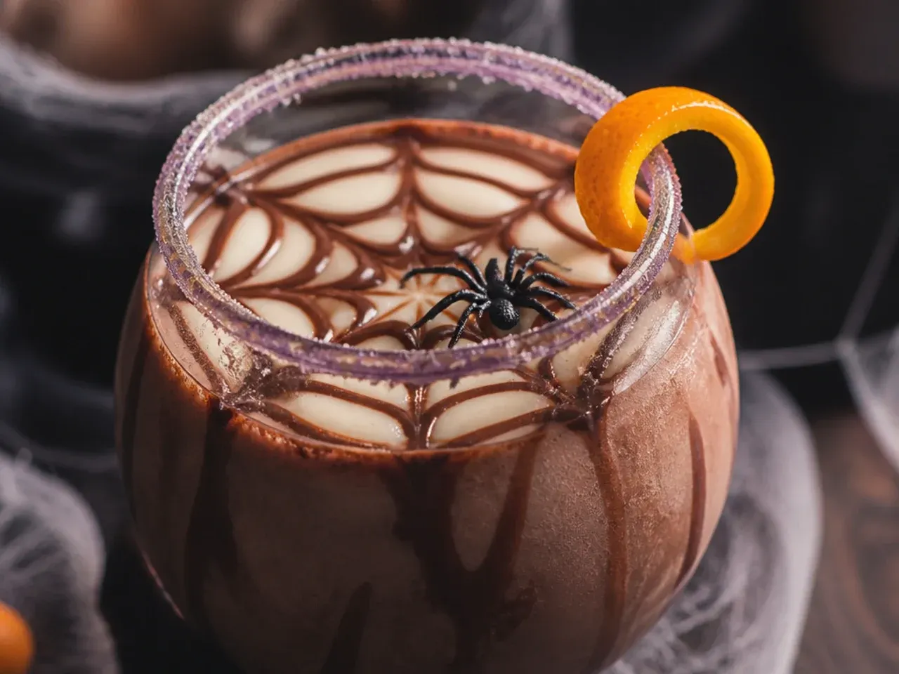 halloween mixed drinks — creamy halloween mixed drinks