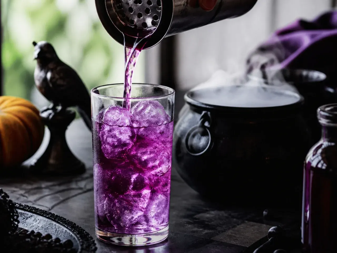halloween party drinks recipe step 1