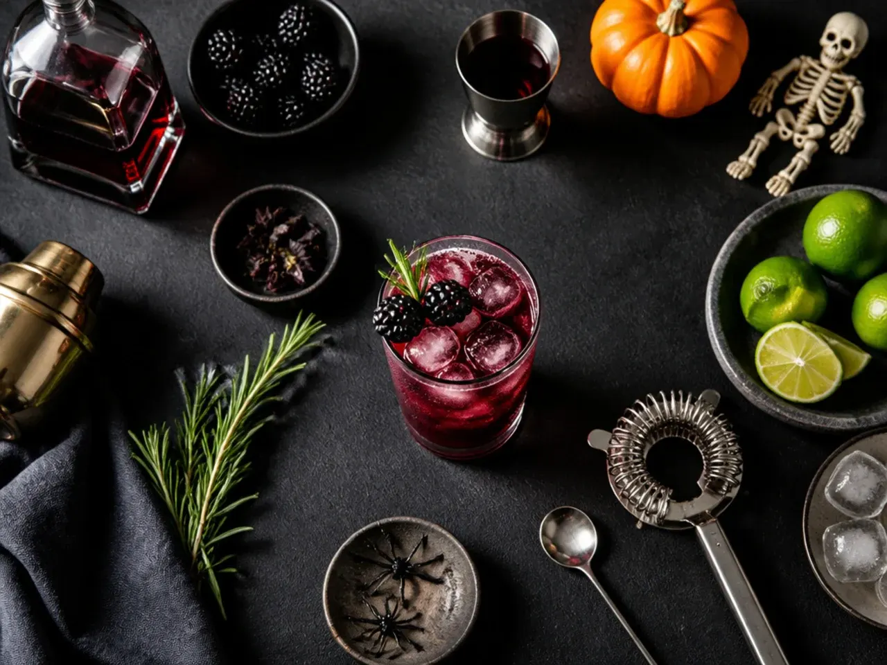 A frozen ice ring block filled with cranberries and orange slices next to a punch bowl