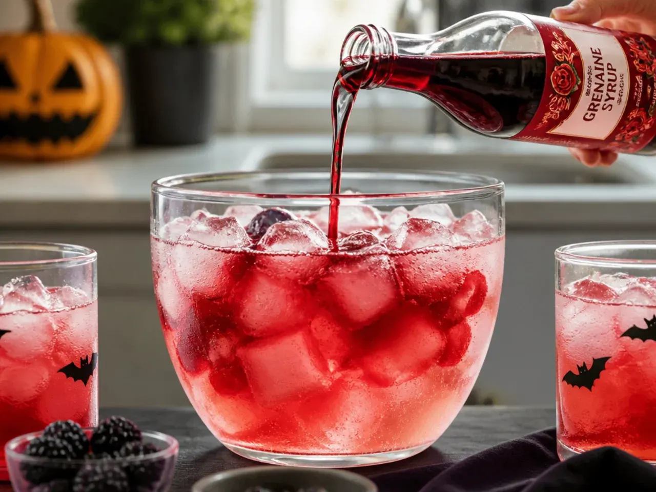 halloween punch drinks recipe step 3