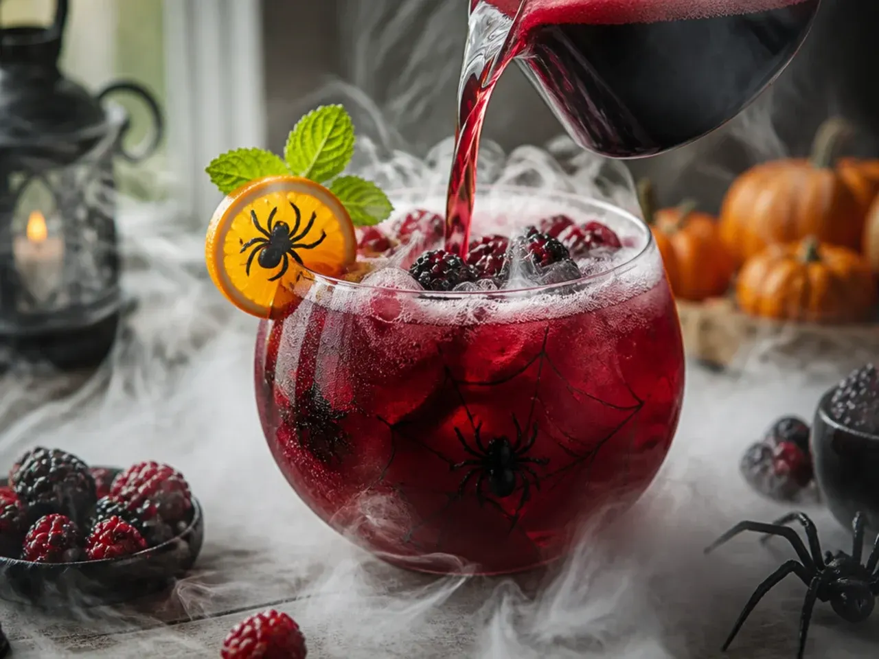 halloween punch drinks recipe step 6