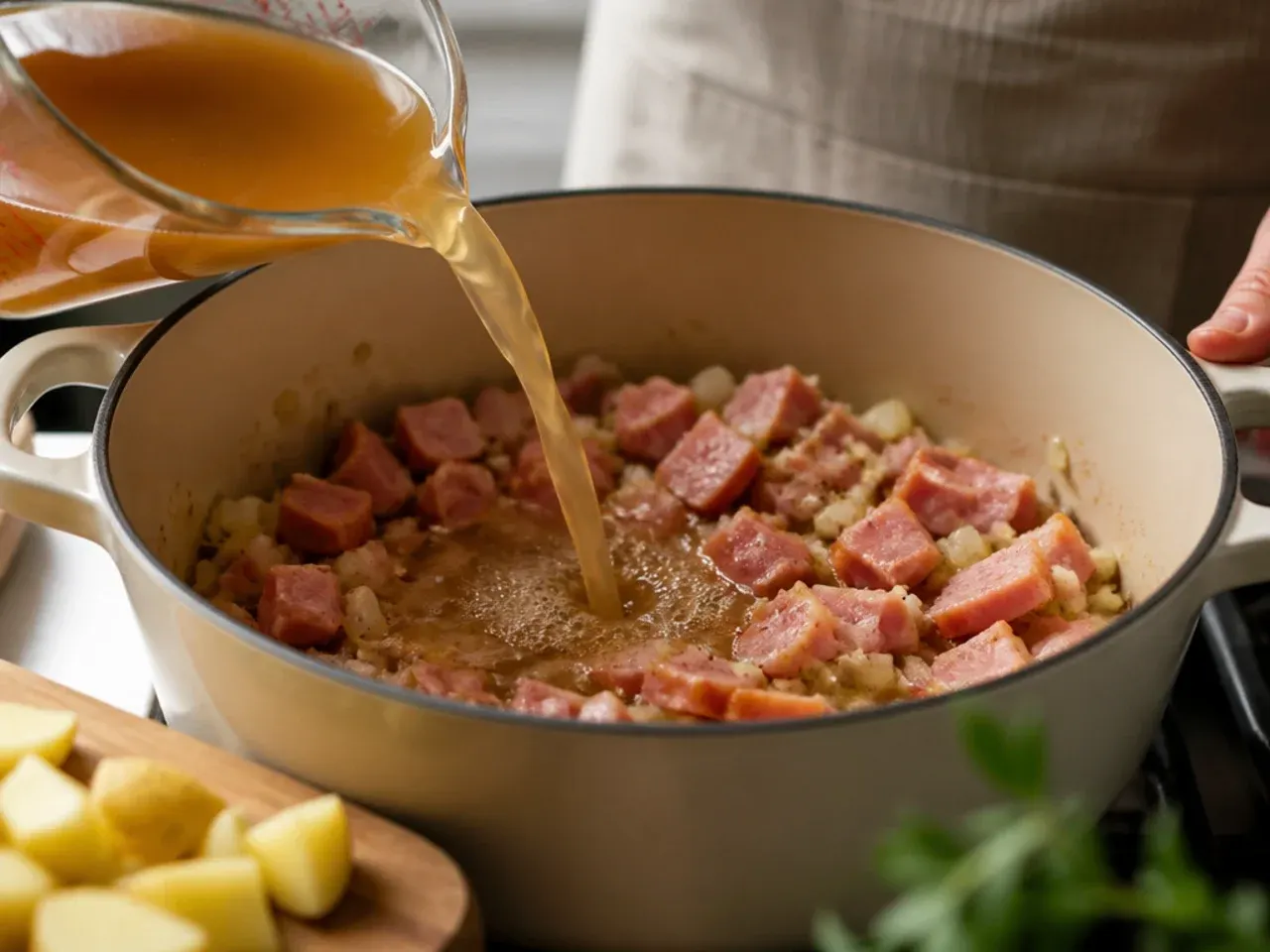 ham and potato soup recipe step 3