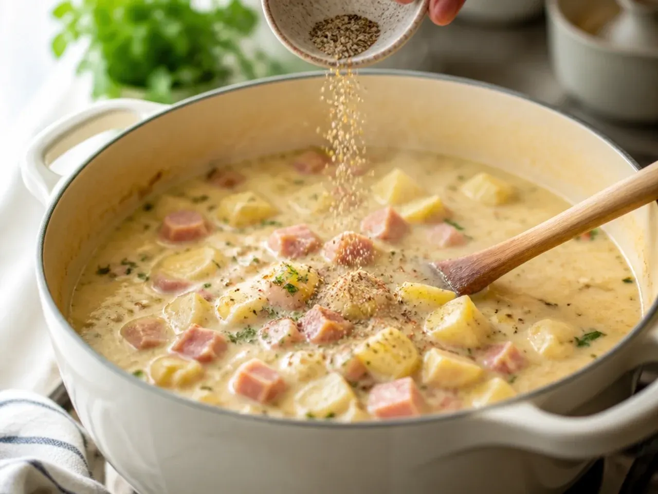 ham and potato soup recipe step 6