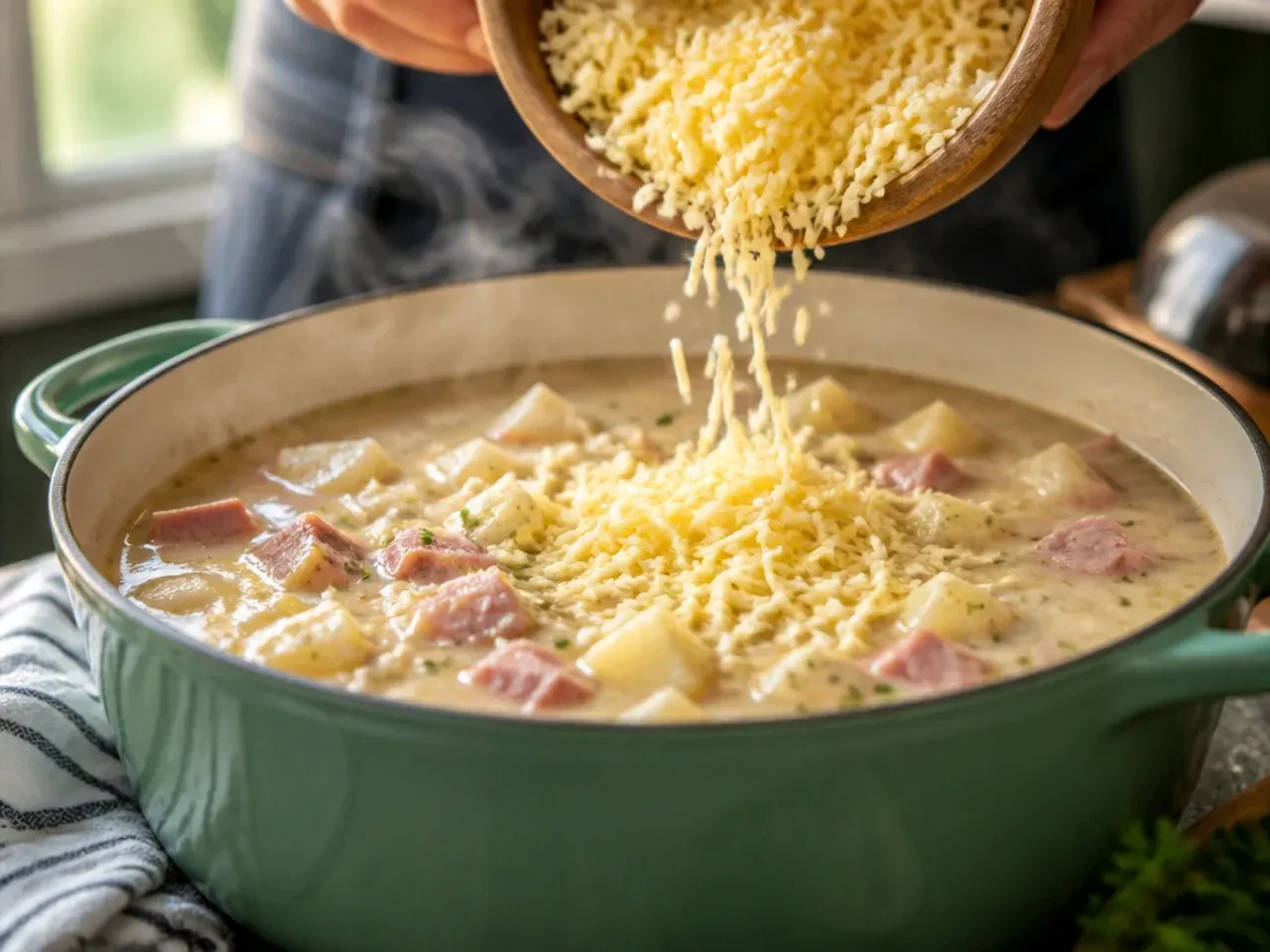 ham and potato soup recipe step 7