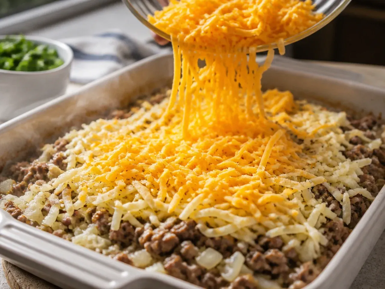 hamburger hashbrown casserole recipe step 5