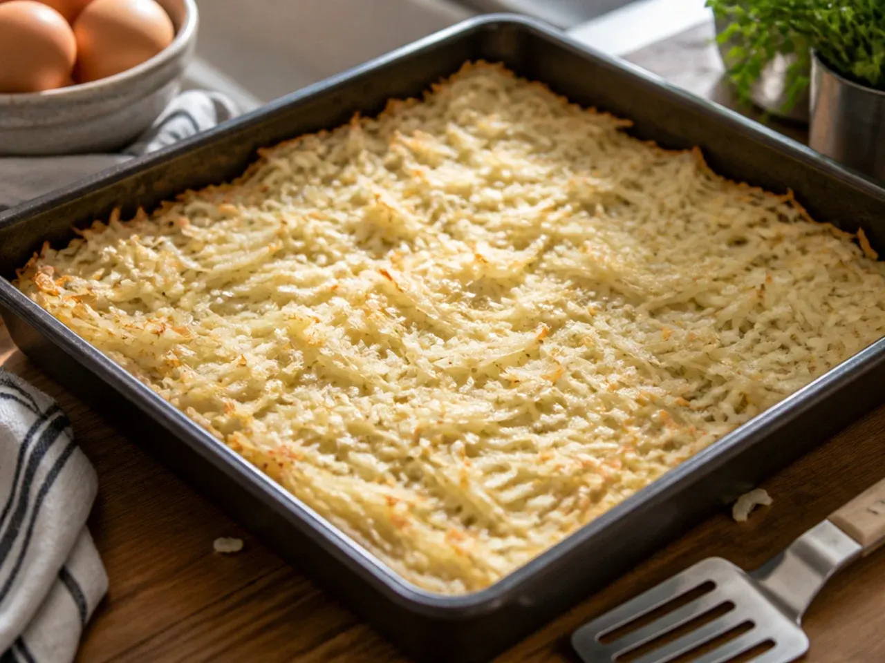 hashbrown breakfast casserole recipe step 3