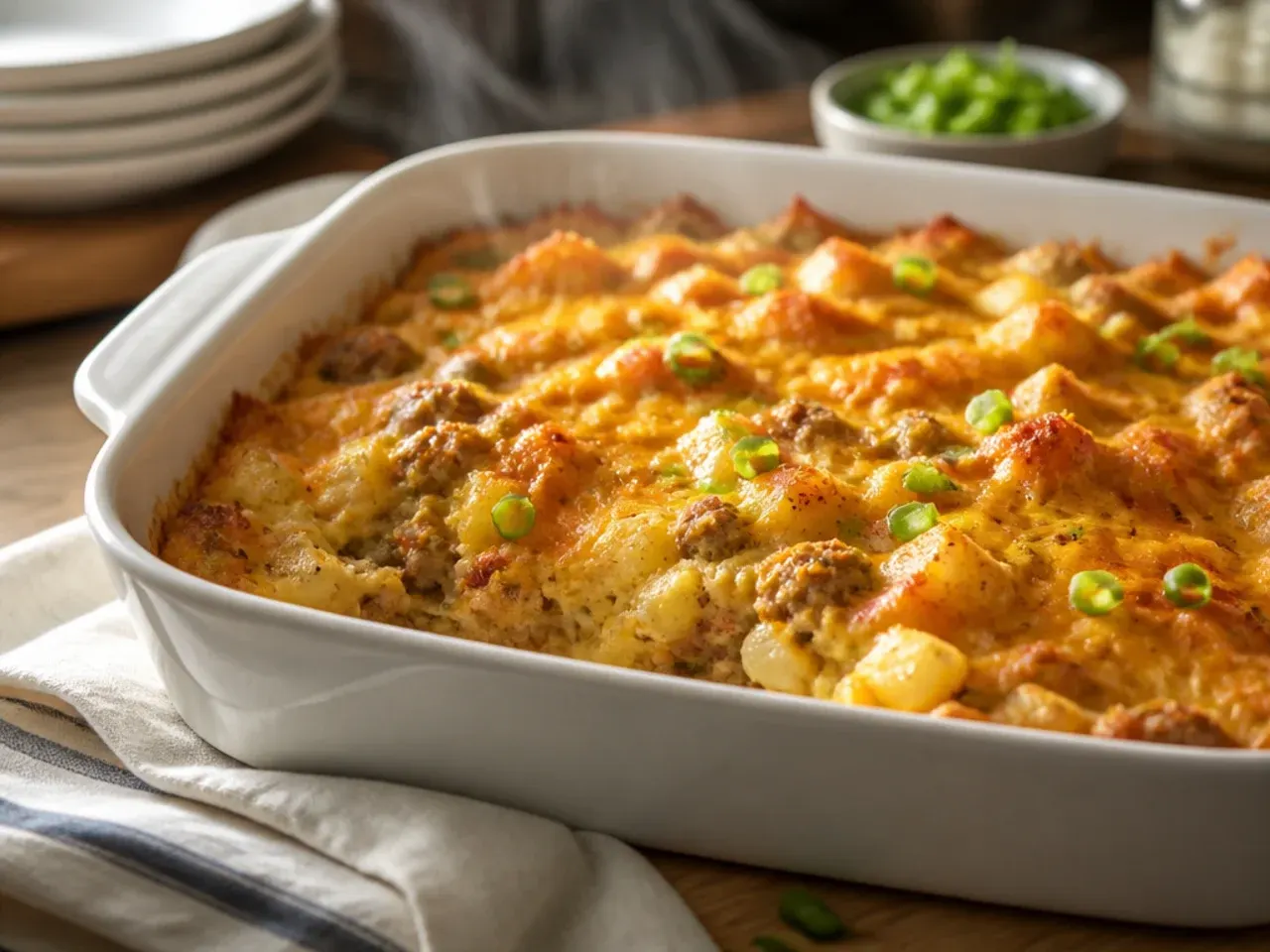 hashbrown breakfast casserole recipe step 7