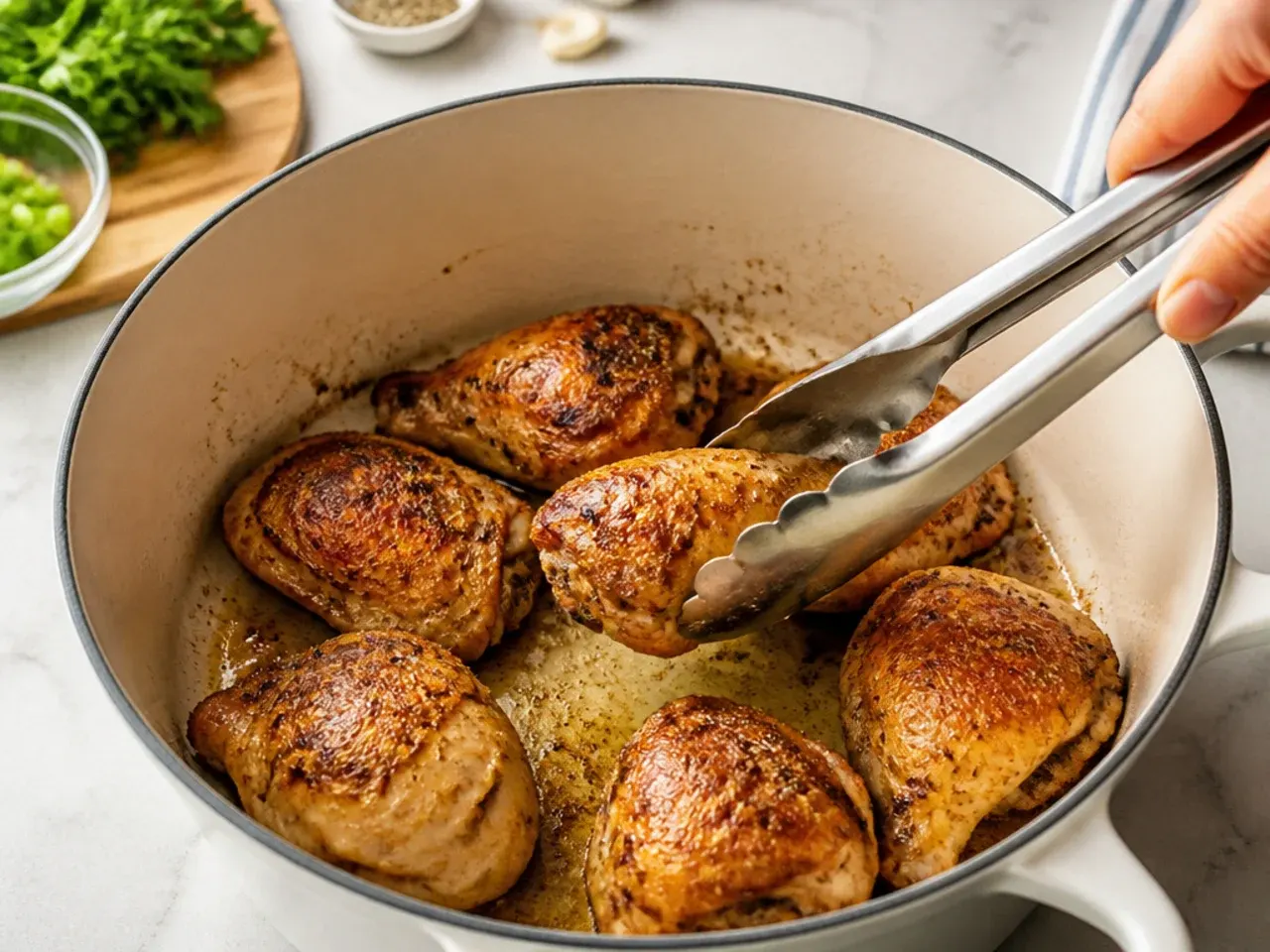 healthy gumbo recipe — step 5: cook the chicken