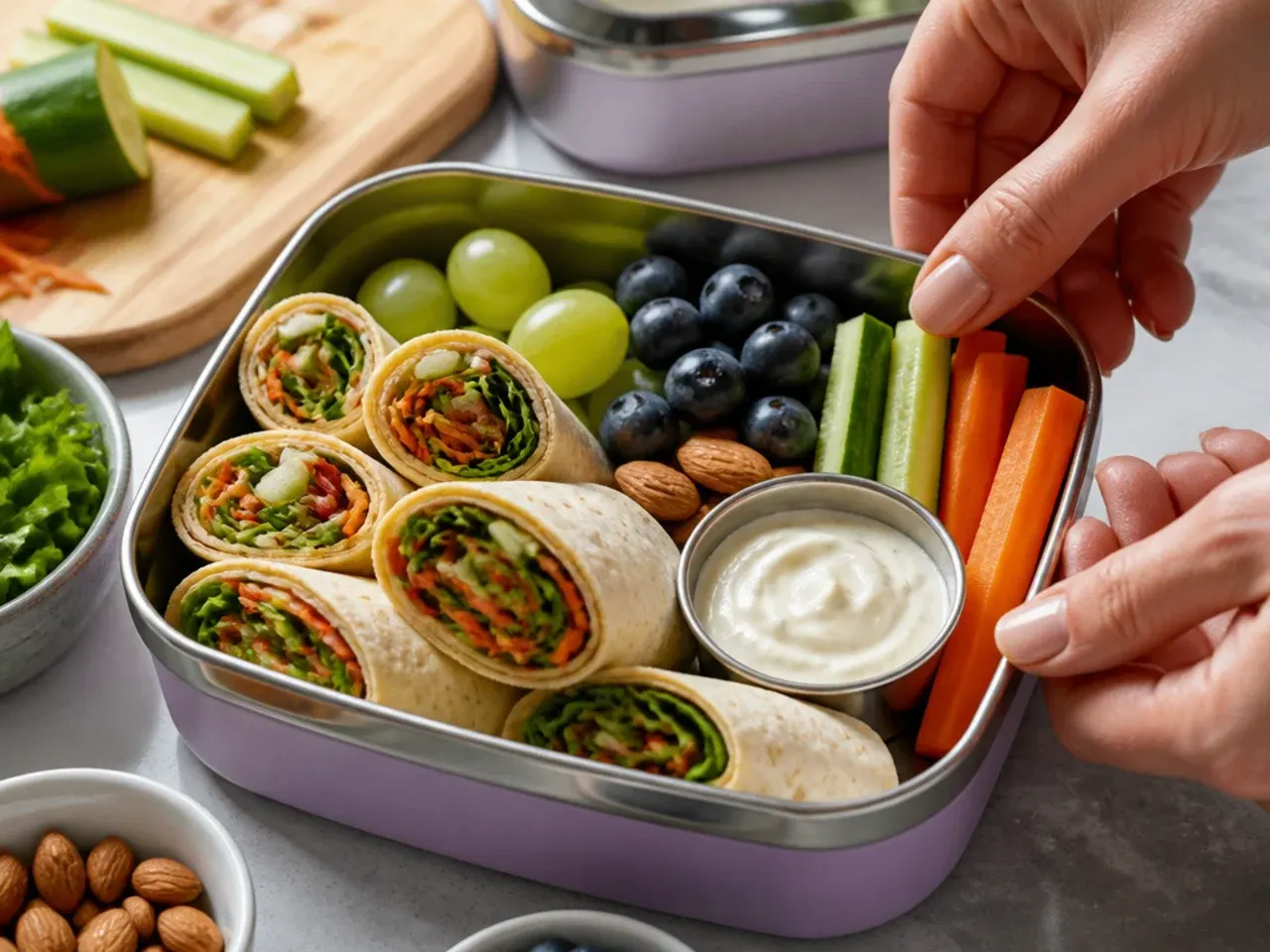 healthy lunch box ideas recipe step 7