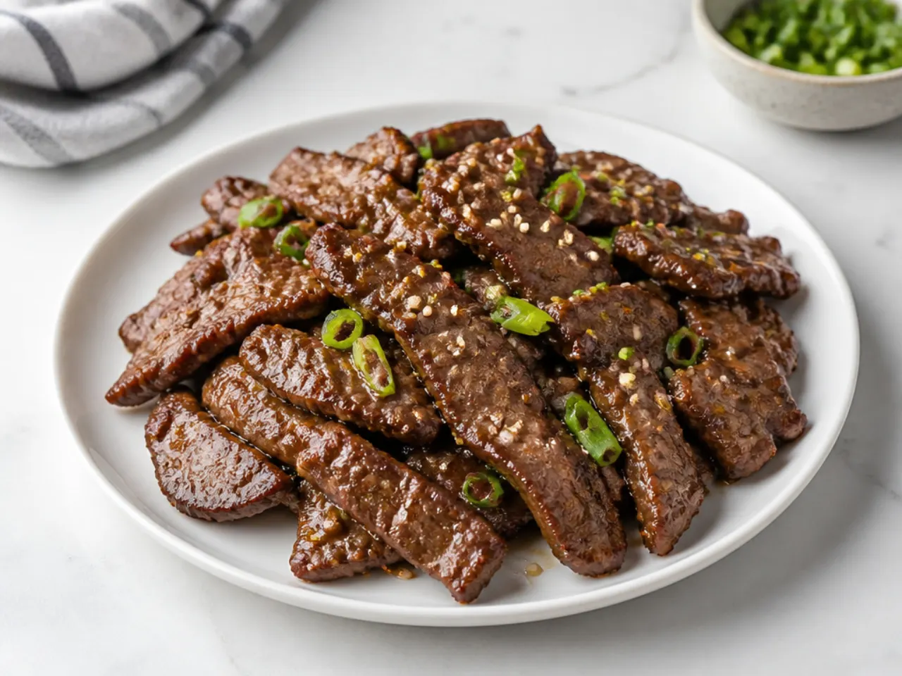 Pro tips for slicing and searing lean Mongolian beef