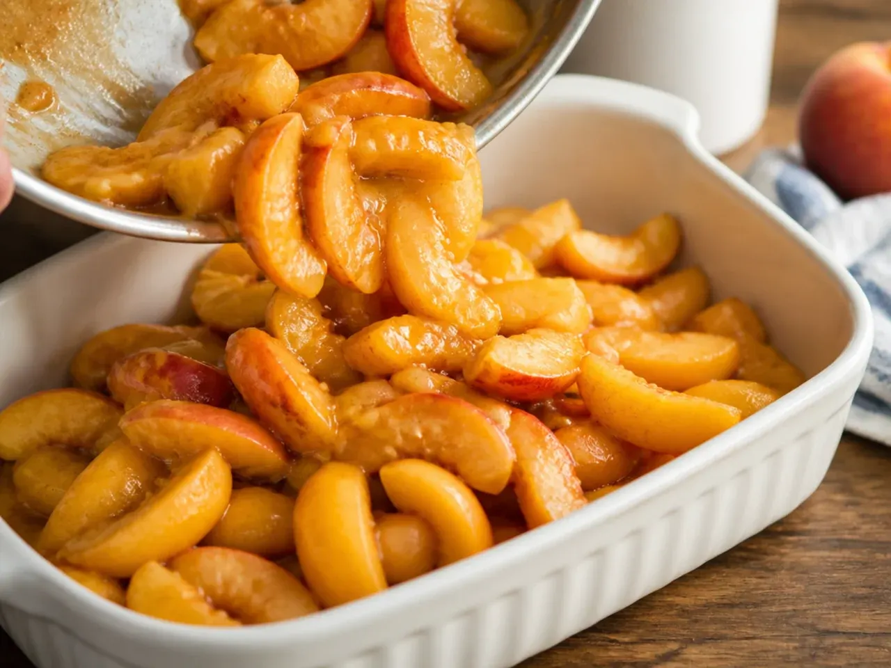healthy peach crisp recipe step 10