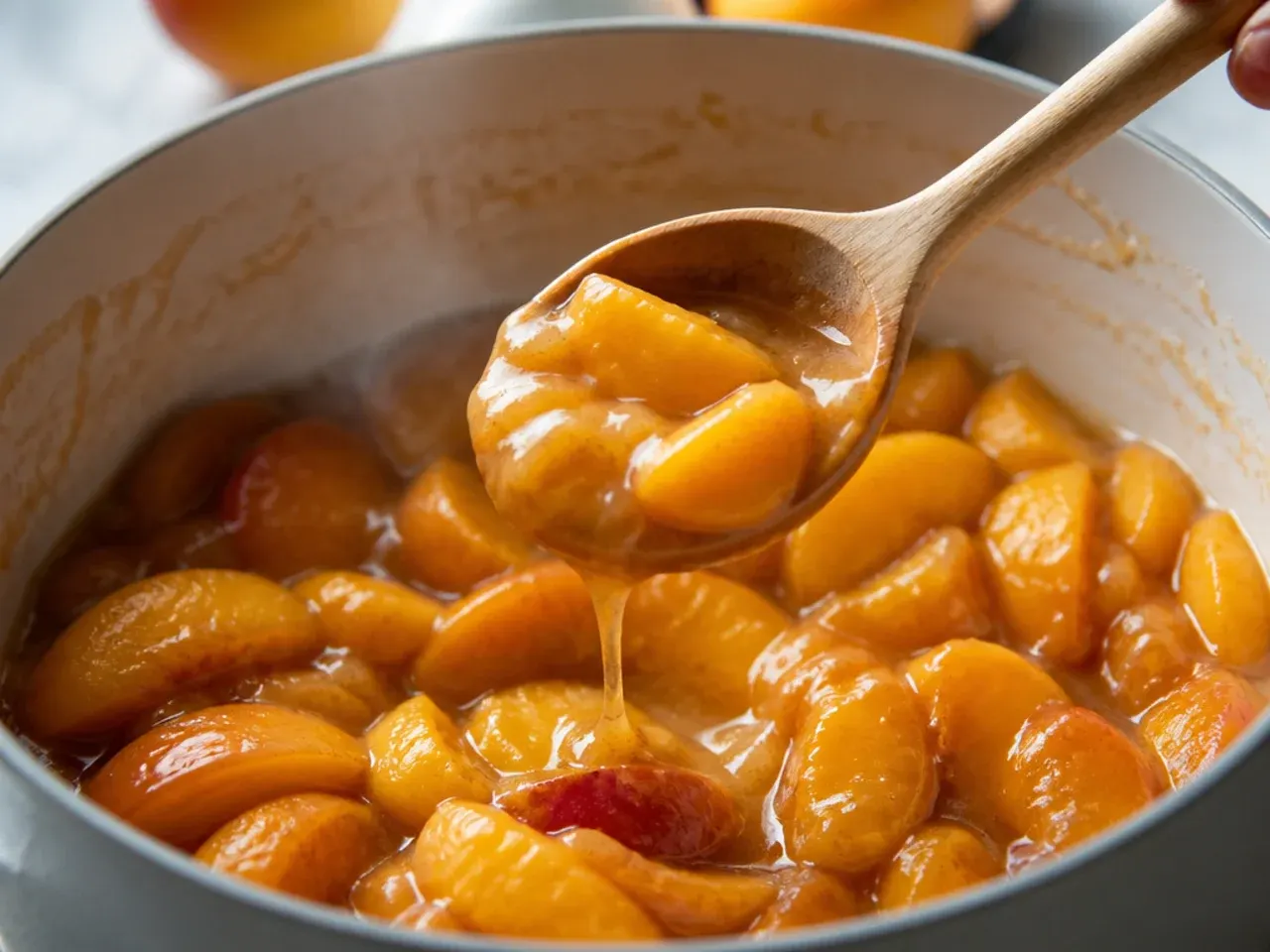 healthy peach crisp recipe step 21