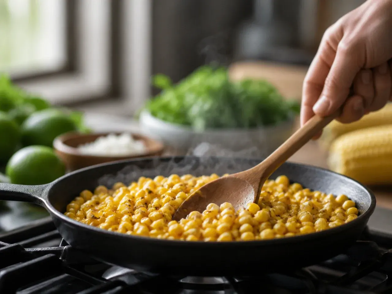 healthy street corn chicken rice bowl recipe step 4