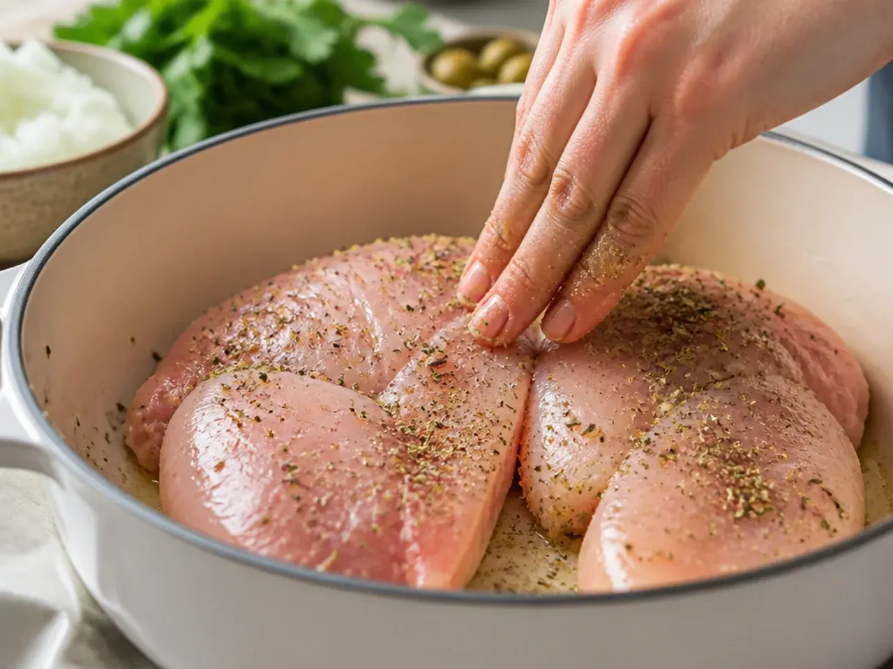 healthy white chicken chili recipe step 1
