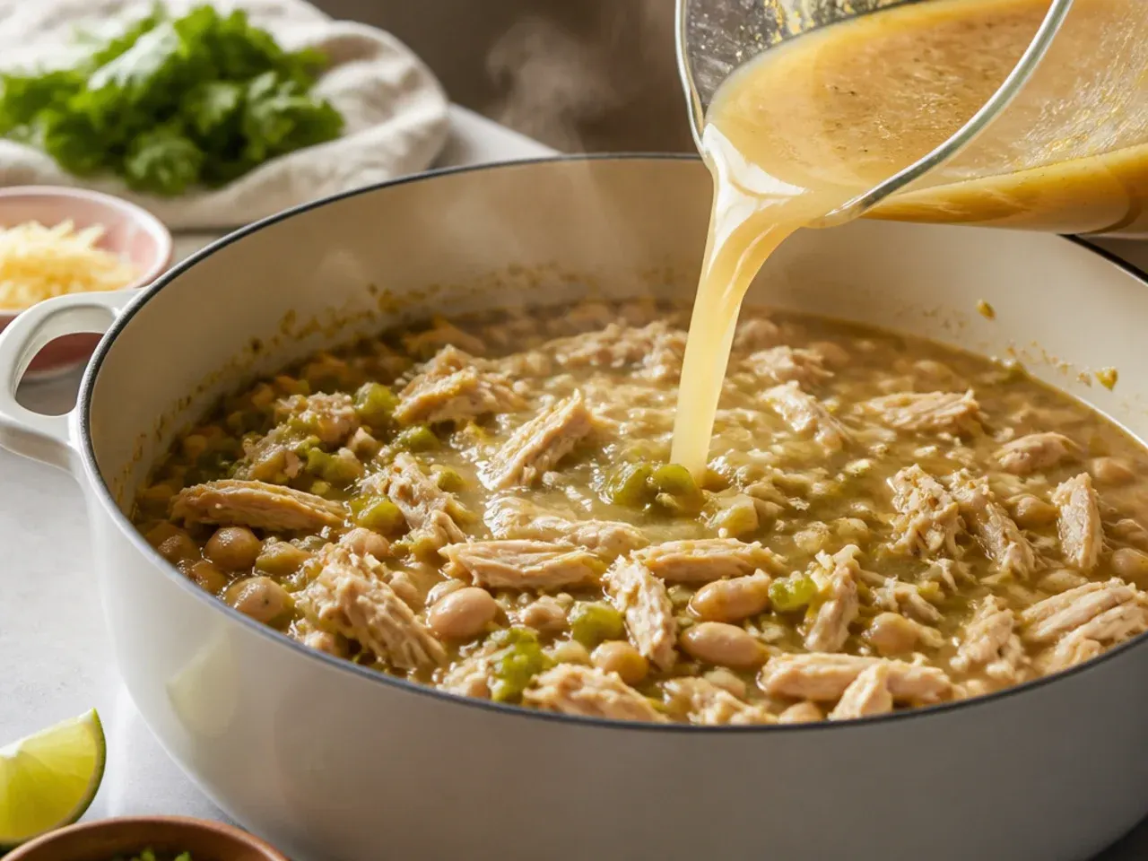 healthy white chicken chili recipe step 11