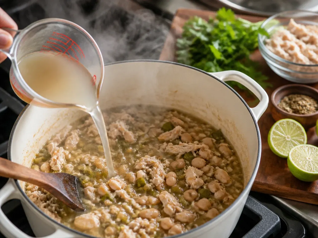 healthy white chicken chili recipe step 21