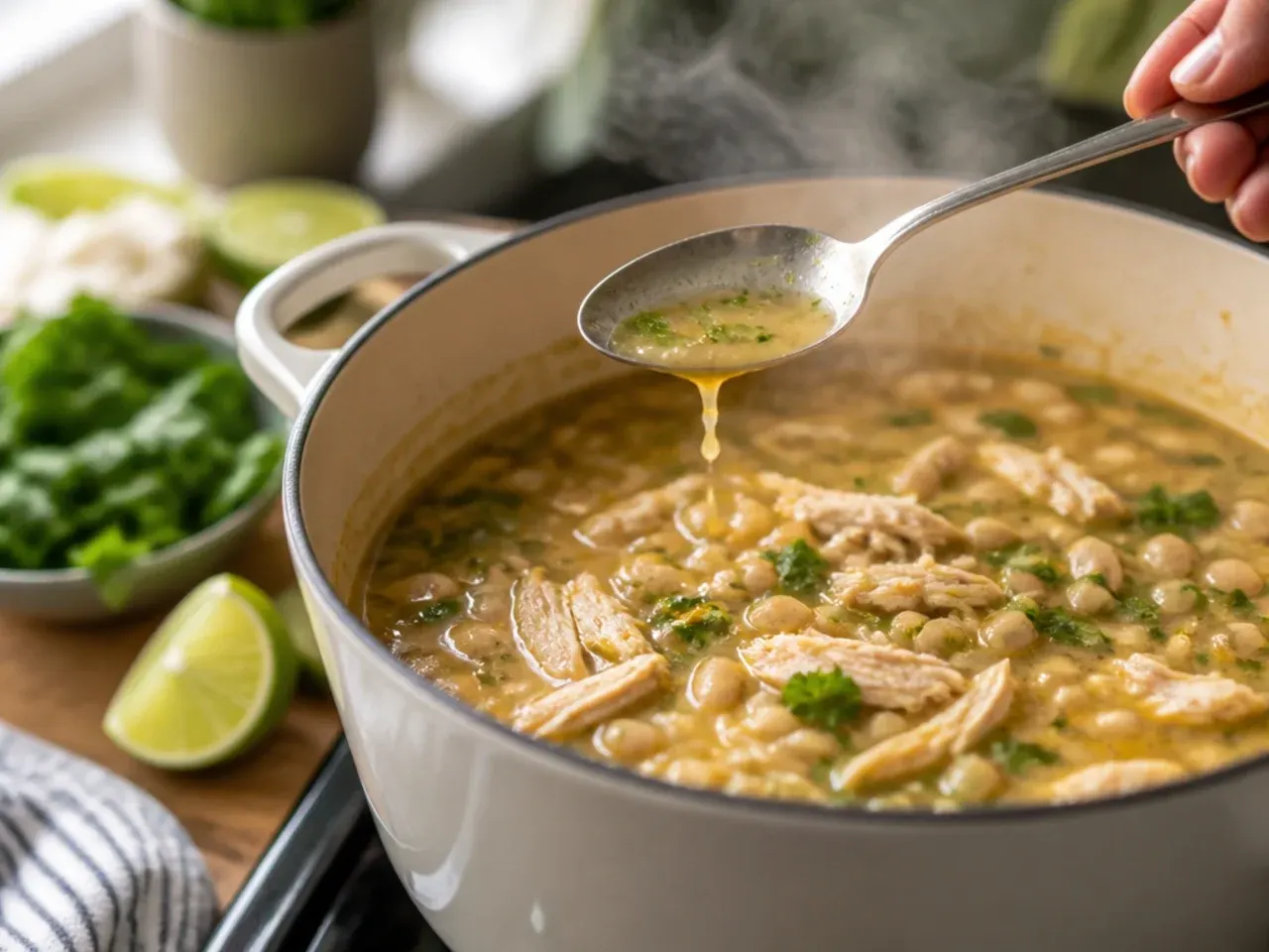 healthy white chicken chili recipe step 24