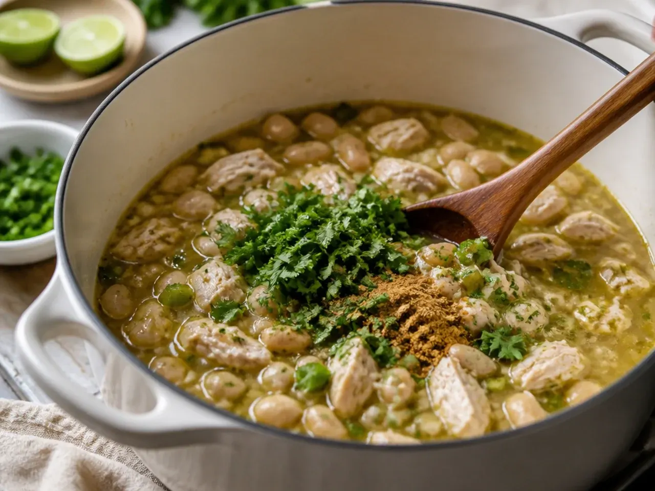 healthy white chicken chili recipe step 25