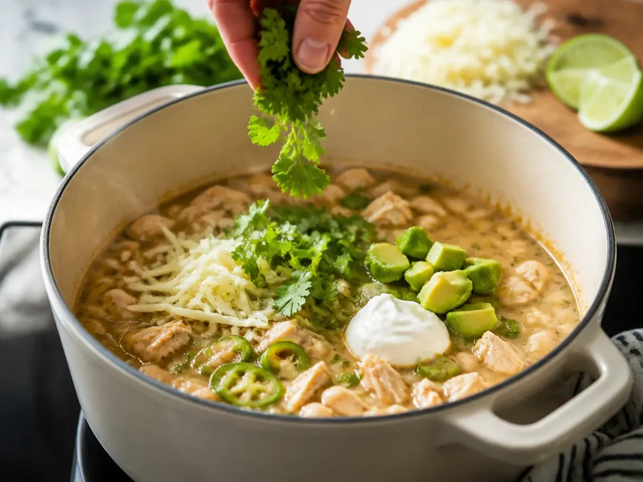 healthy white chicken chili recipe step 30