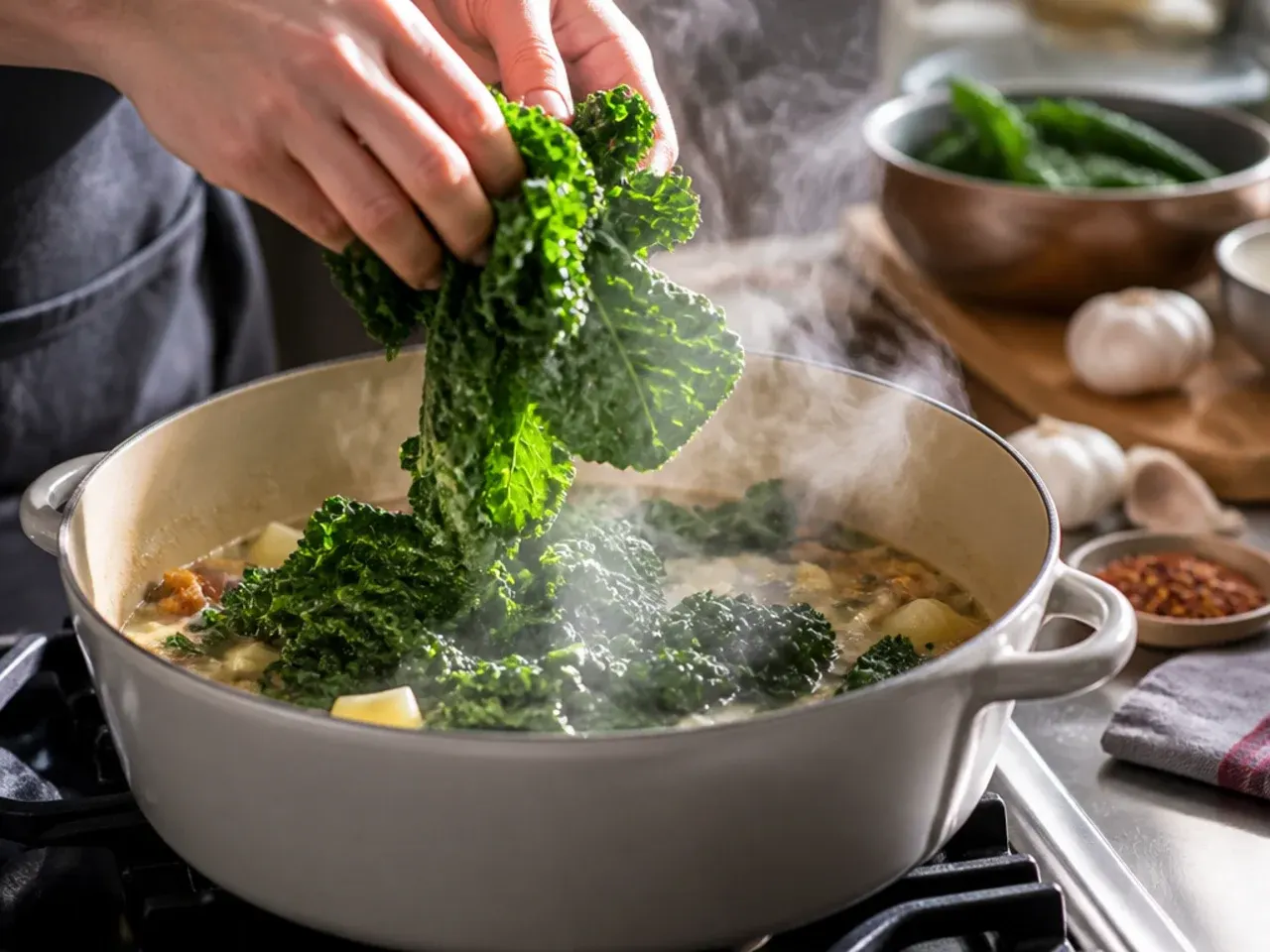 healthy zuppa toscana soup recipe step 5