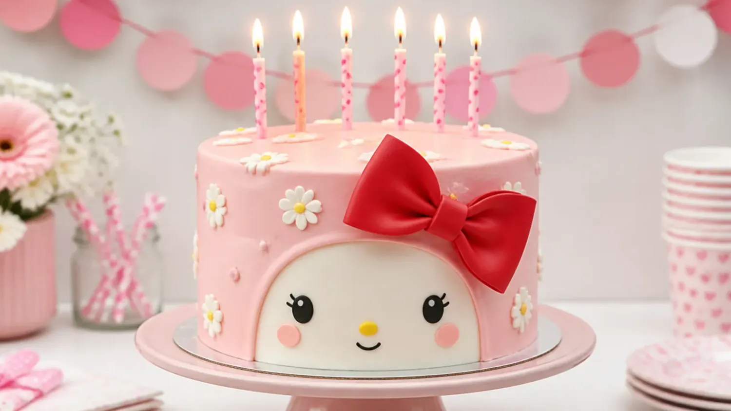 hello kitty birthday cake — 25 Stunning Hello Kitty Birthday Cakes