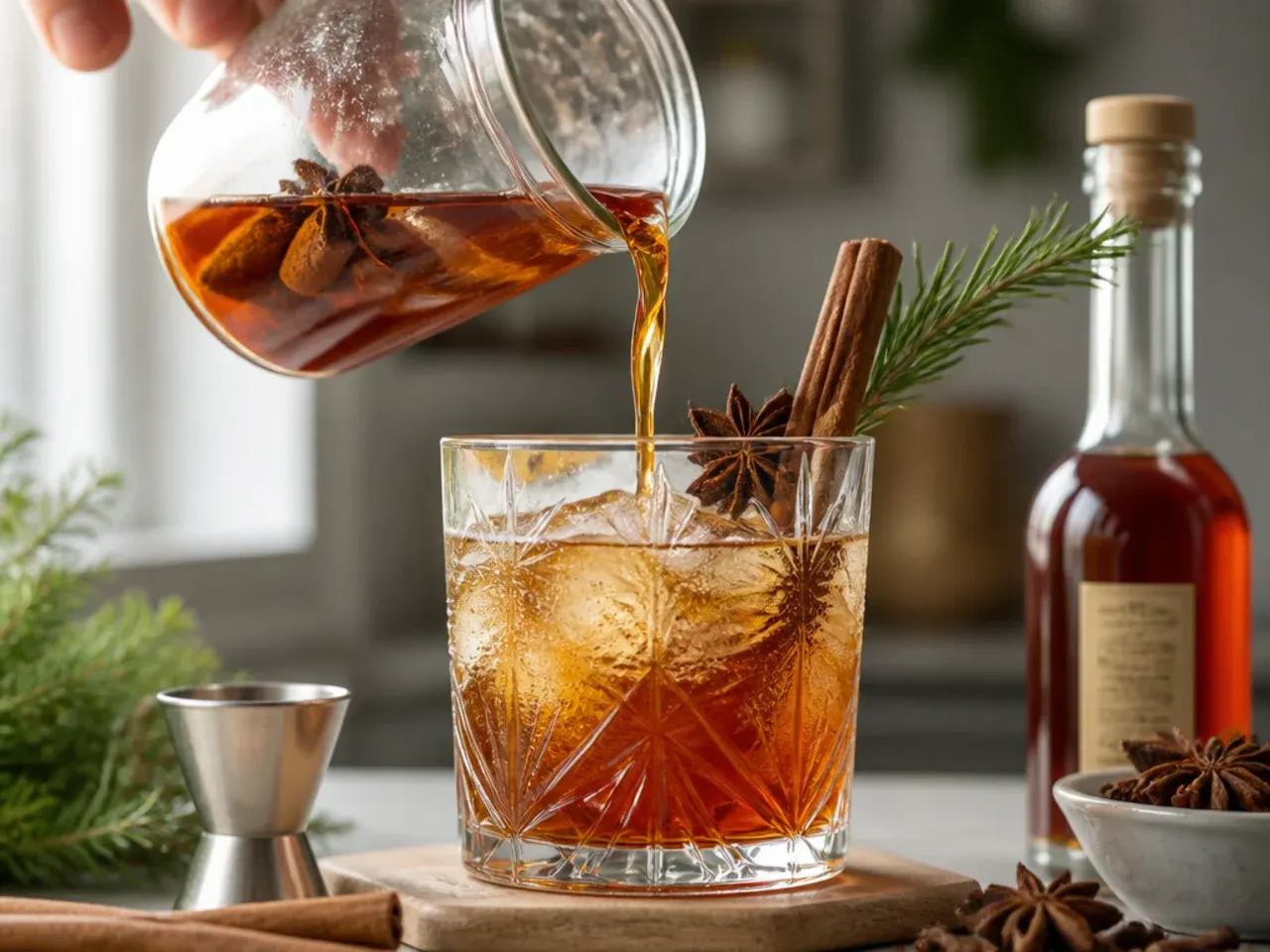 holiday alcoholic drinks recipe step 1