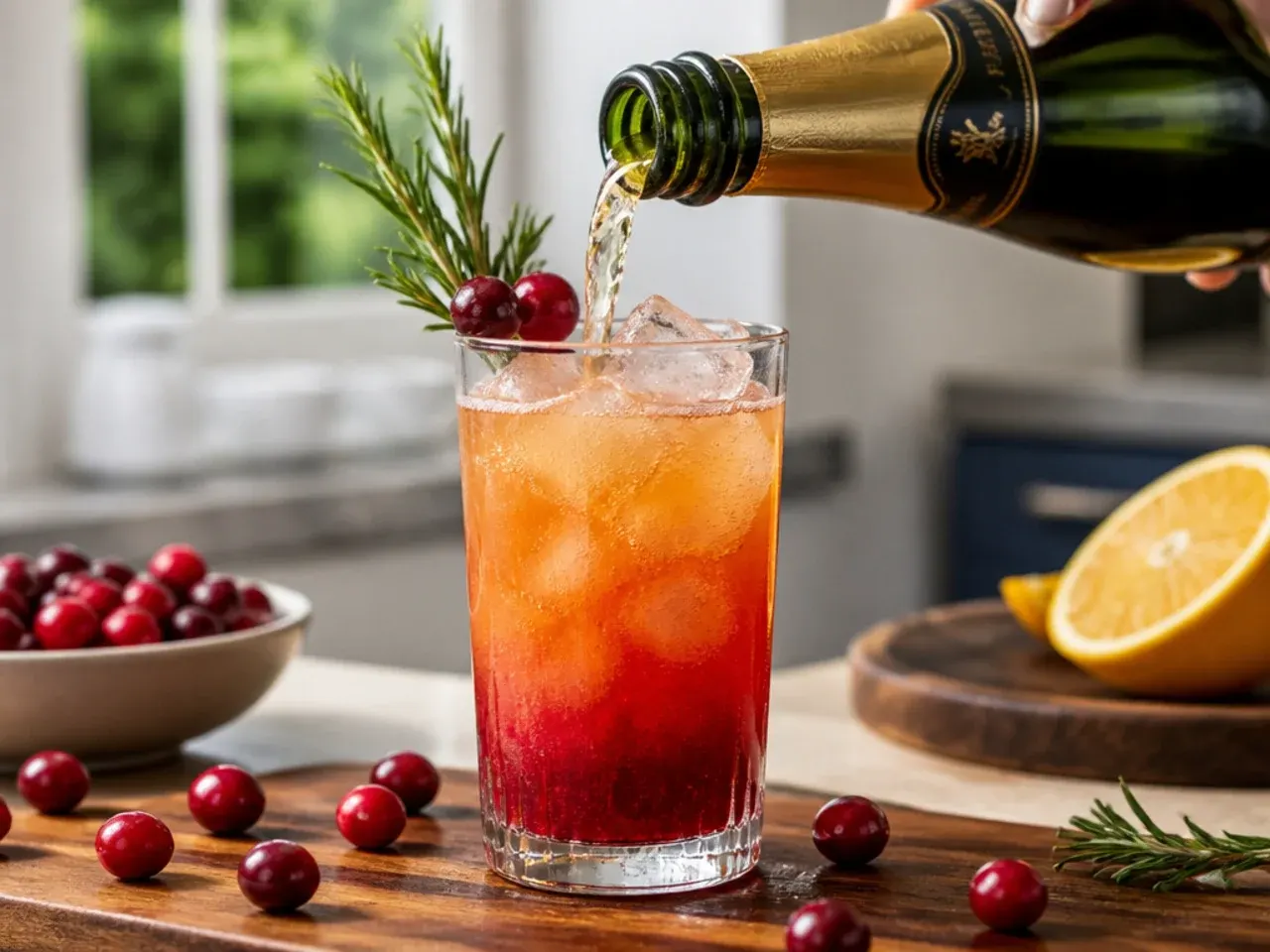 holiday brunch drinks recipe step 1