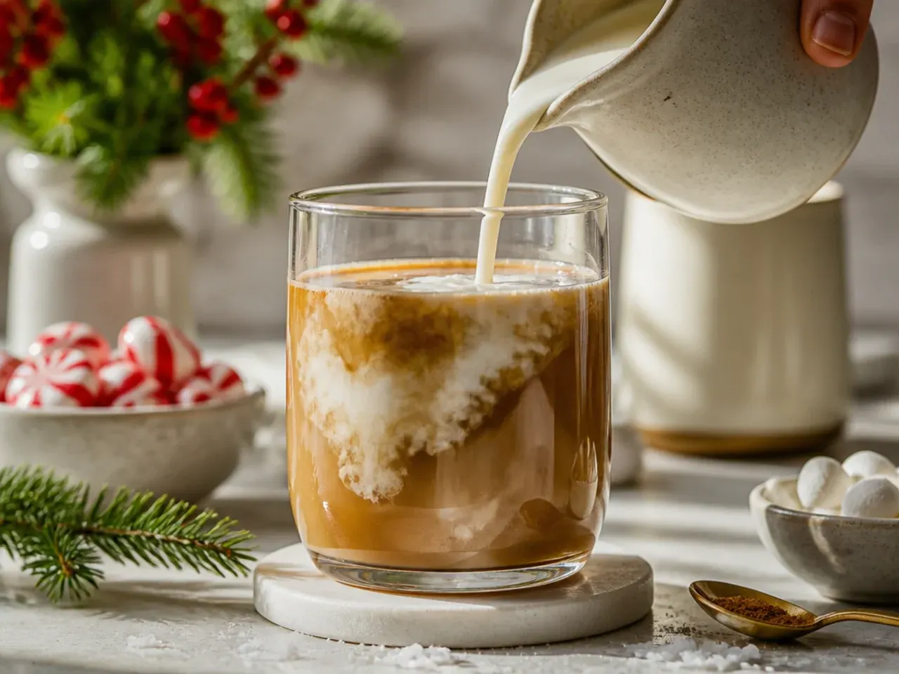 holiday drinks nonalcoholic recipe step 1