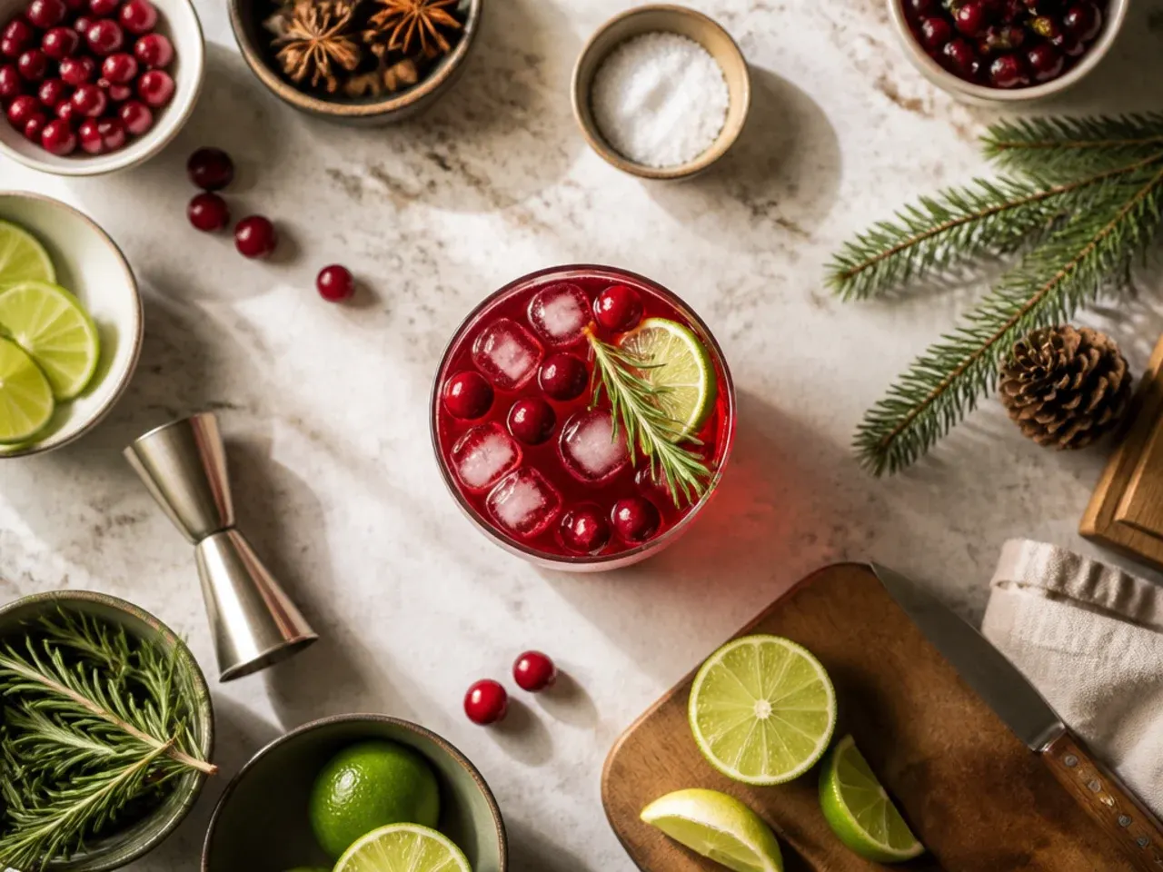 Close-up of a ladle scooping warm spiced holiday punch from a slow cooker