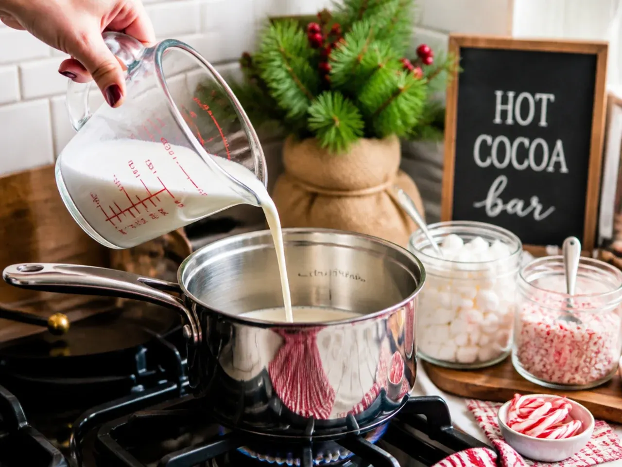 holiday hot cocoa bar recipe step 1